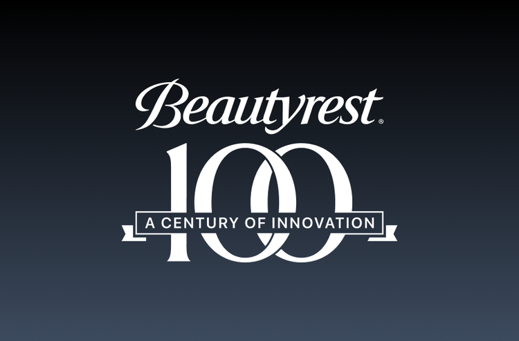 Beautyrest 100 Years Anniversary Logo Design