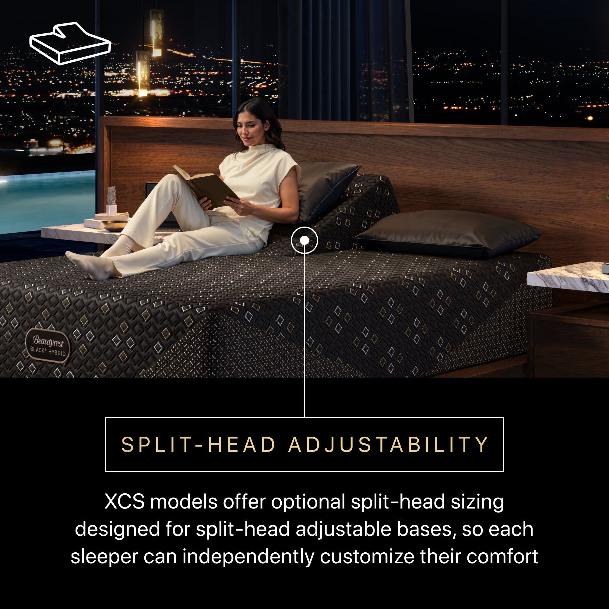 Beautyrest Black Hybrid Series Four XCS Medium